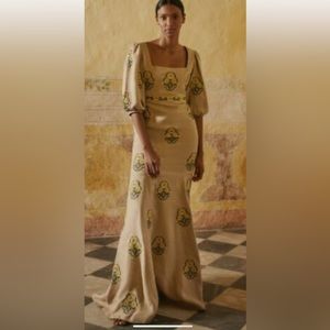 Agua Bendita Perfect linen dress.